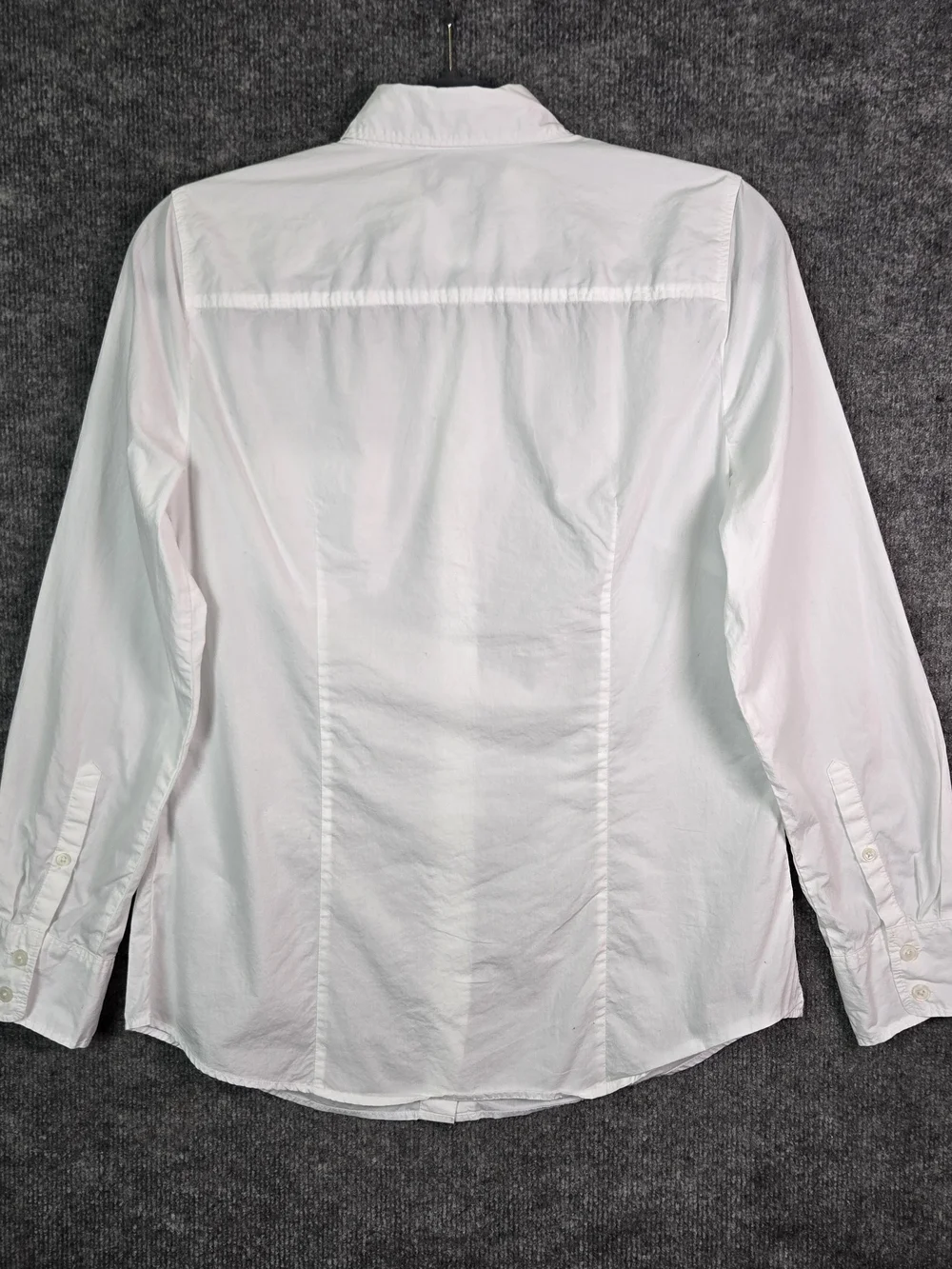 J Crew Shirt Womens S White Cotton Long Sleeve Button Up Preppy Capsule